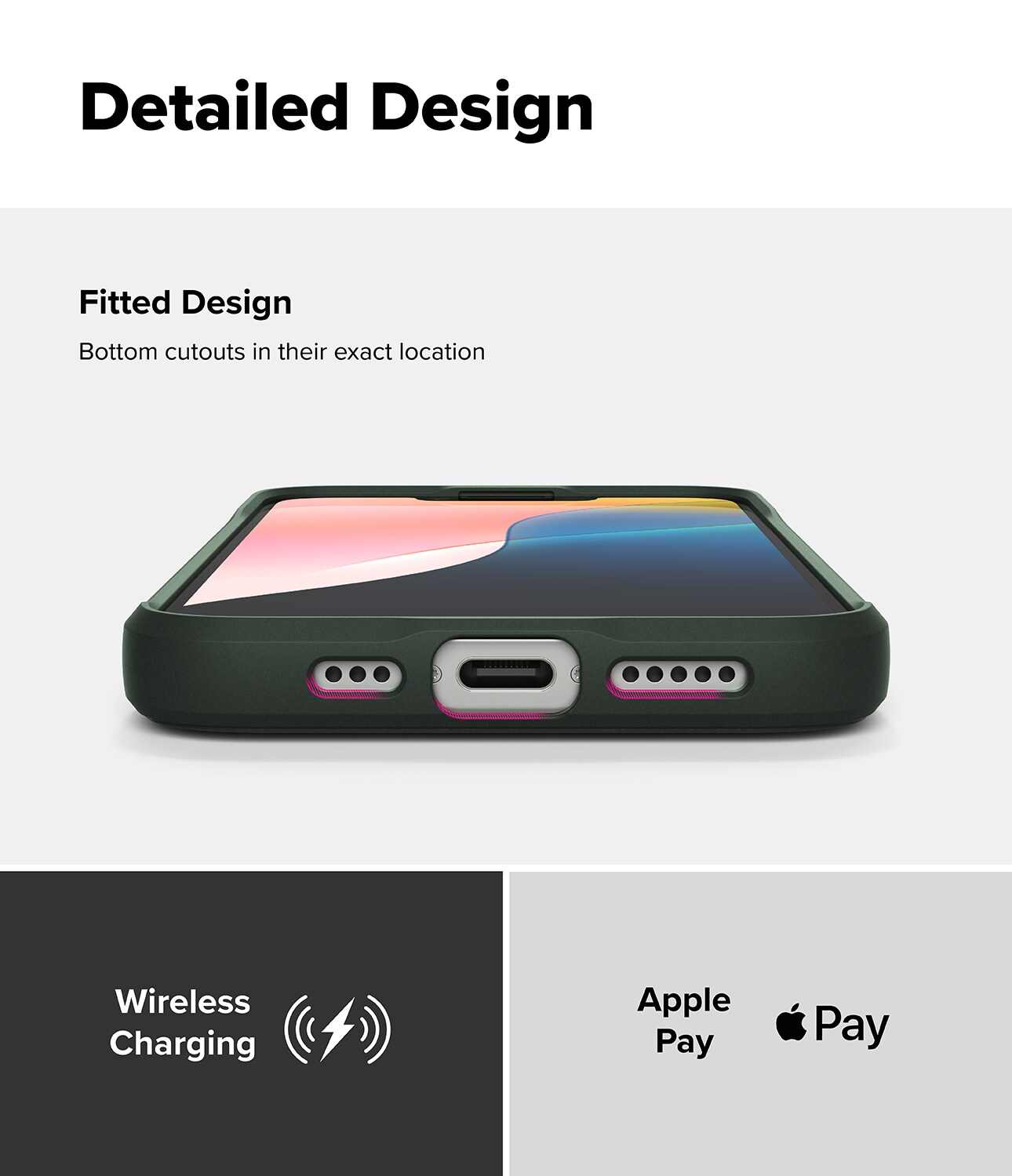 iPhone 16e Onyx MagSafe Deksel, Dark Green