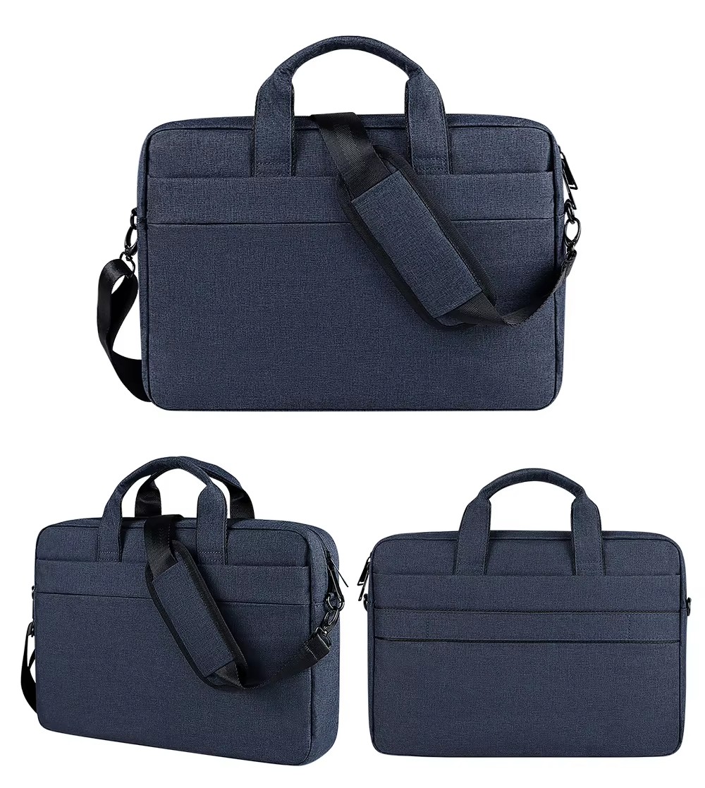 13,3" Laptopveske med skulderrem, Blå