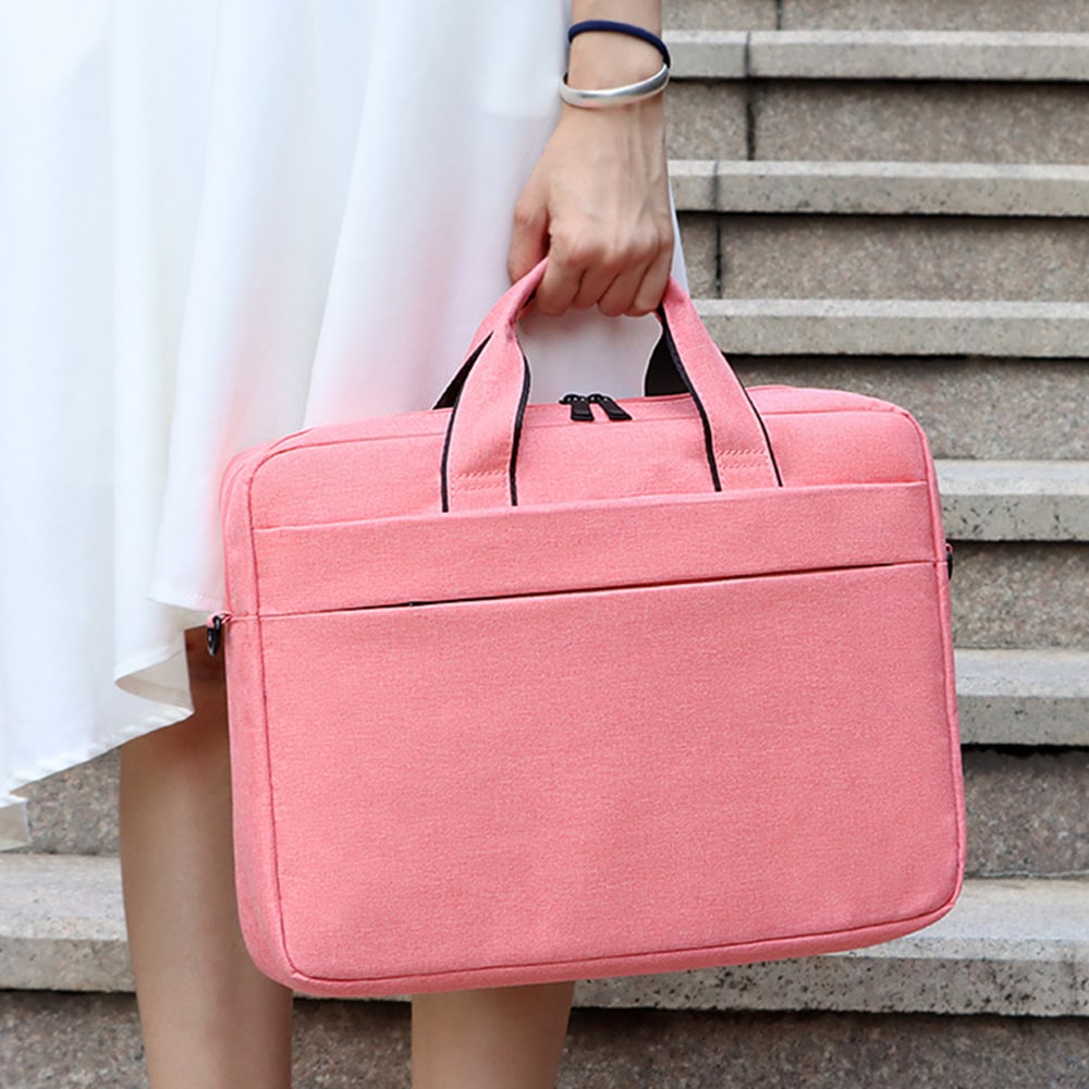 13,3" Laptopveske med skulderrem, Rosa
