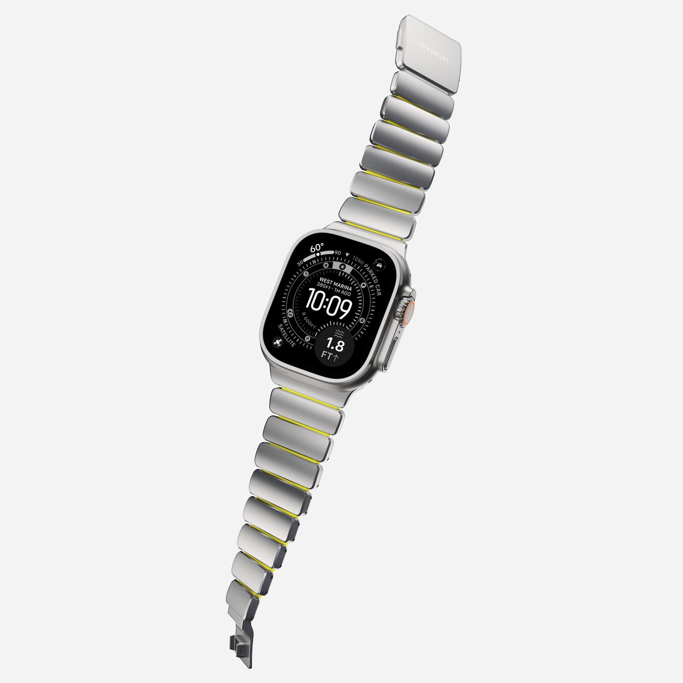 Apple Watch Ultra 49mm 2nd Gen Reim Stratos, Natural Titanium - Volt