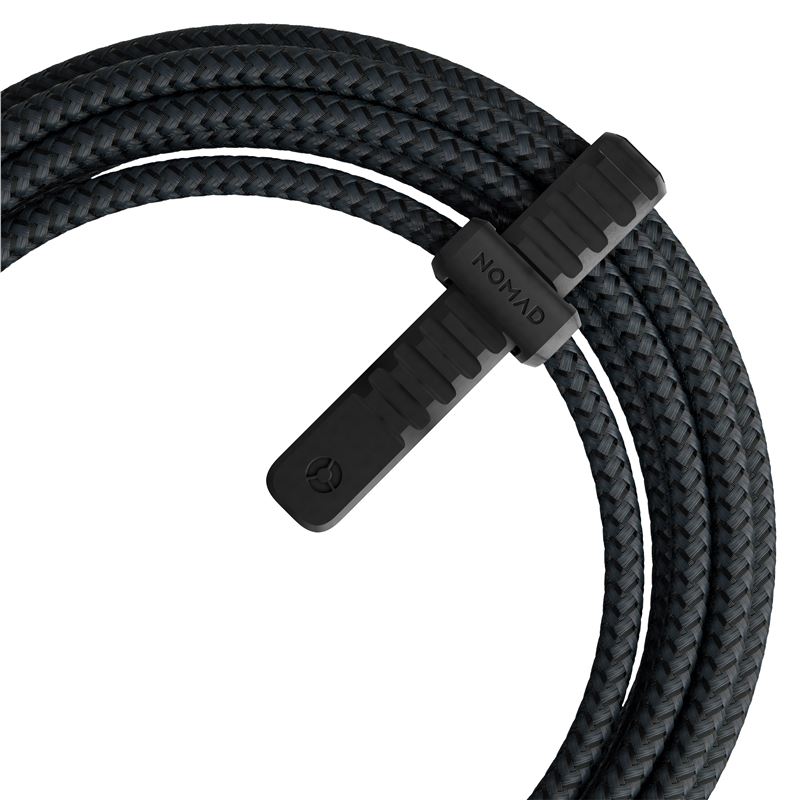 Ladekabel Kevlar USB-C -USB-C 3m, Svart