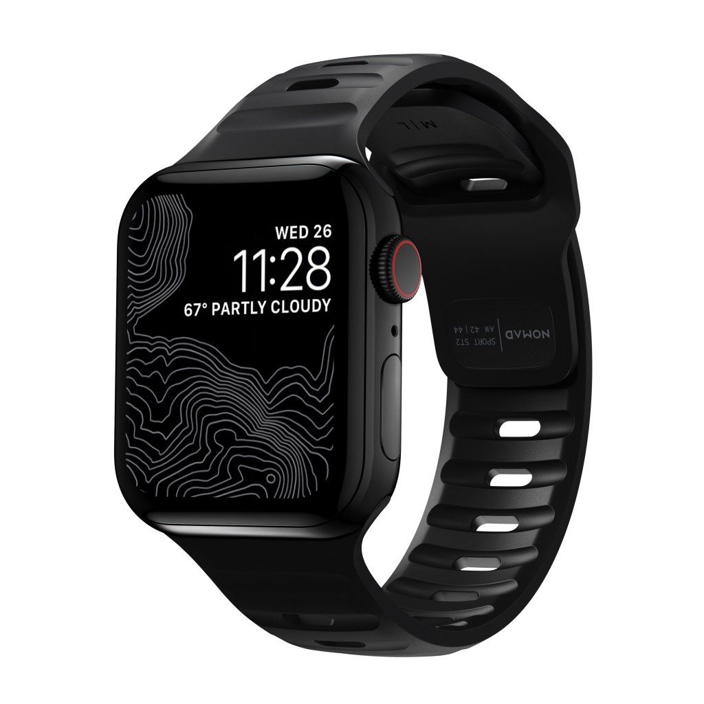 Apple Watch Series 9 45mm Reim - Sport Band Black