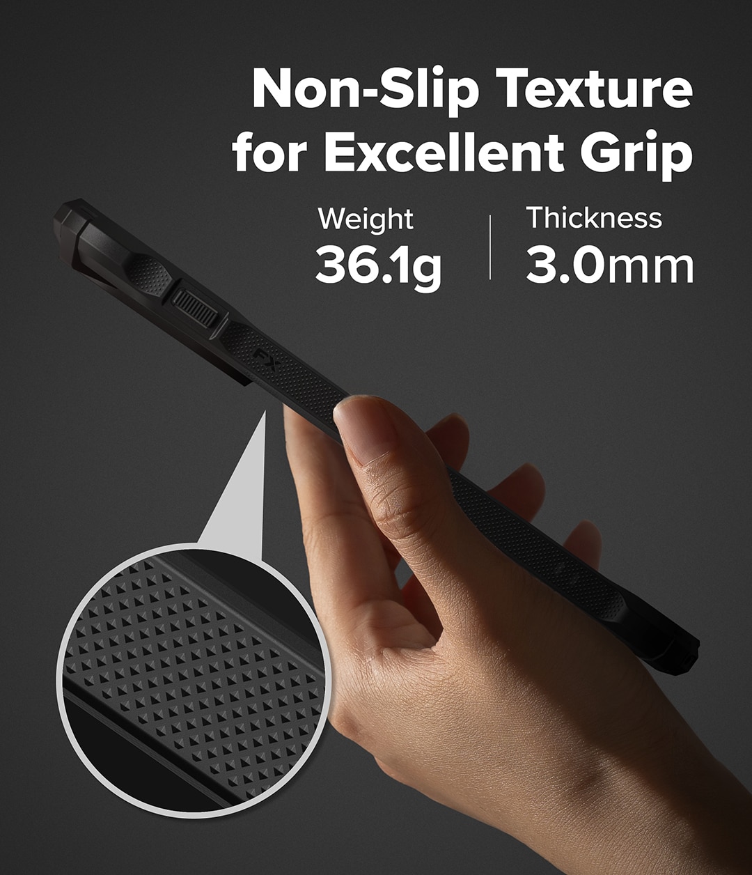  OnePlus 15 Fusion X Deksel, Svart