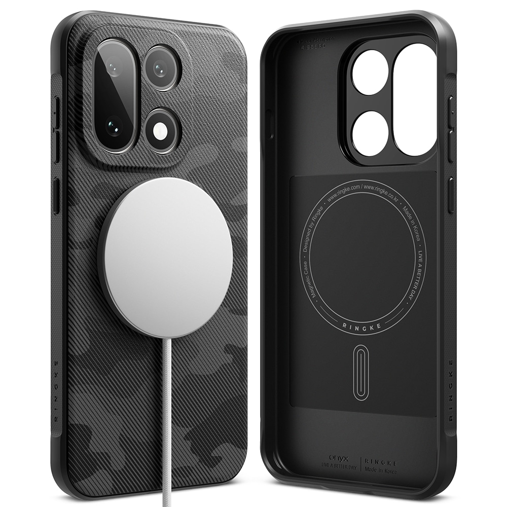 OnePlus 15 Onyx MagSafe Deksel, Camo Black