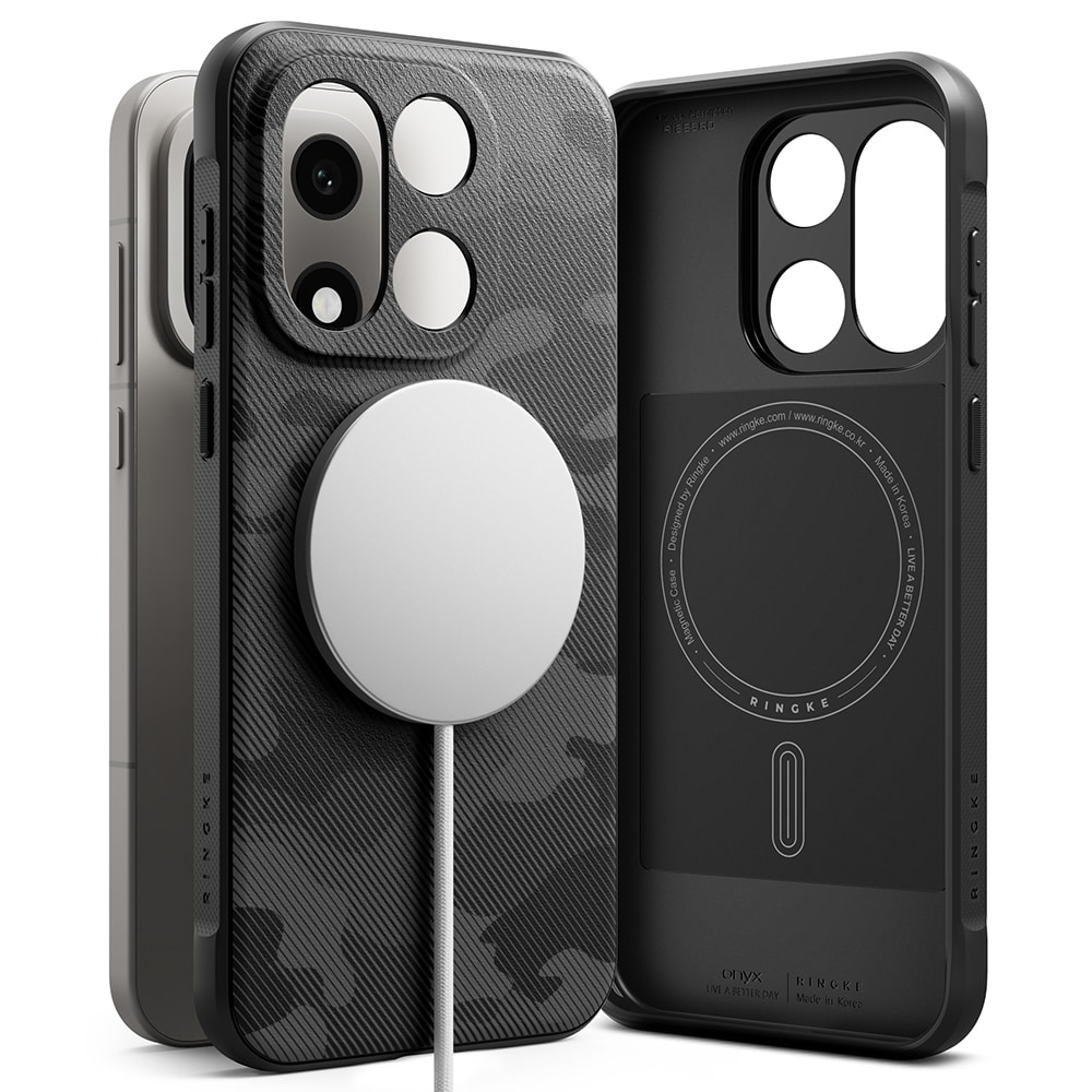  OnePlus 15 Onyx MagSafe Deksel, Camo Black