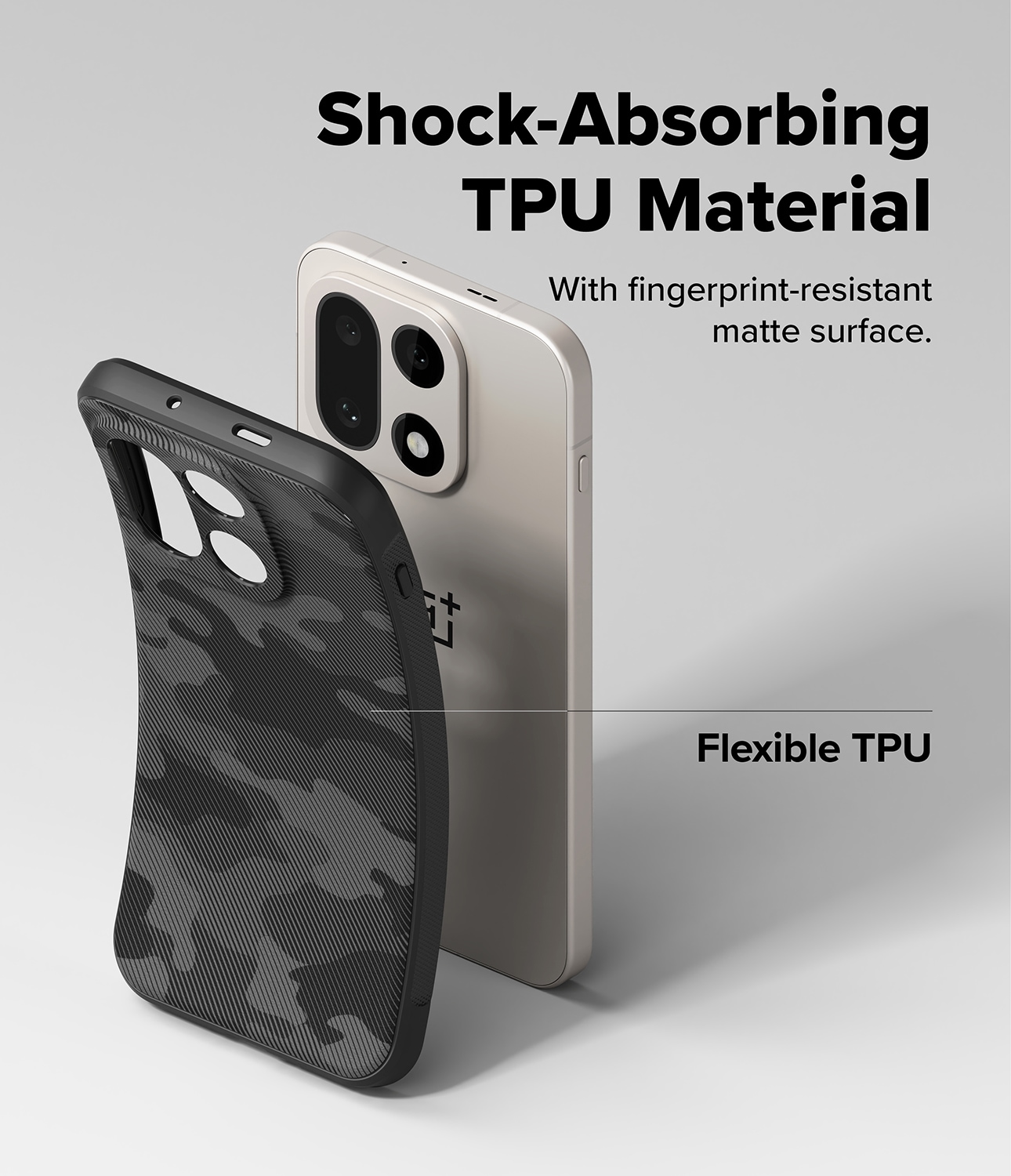  OnePlus 15 Onyx MagSafe Deksel, Camo Black