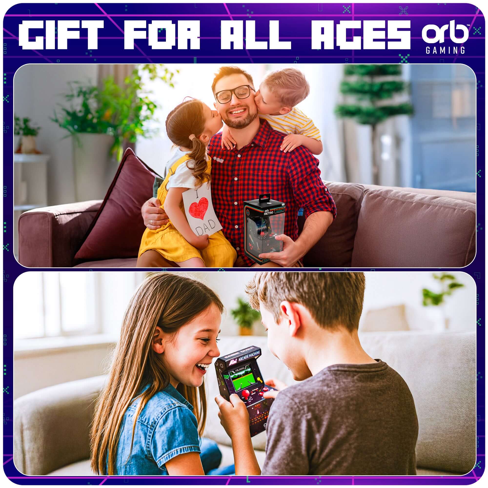 Retro Mini Arcade Machine 240 Spill