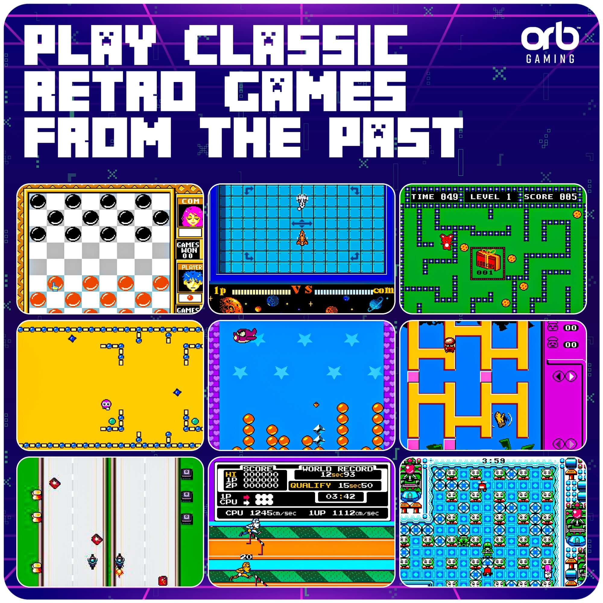 Retro Mini Spillkonsoll 240 Spill