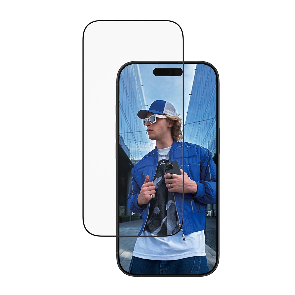 iPhone 17 Skjermbeskytter med installasjonsramme - Ultra Wide Fit