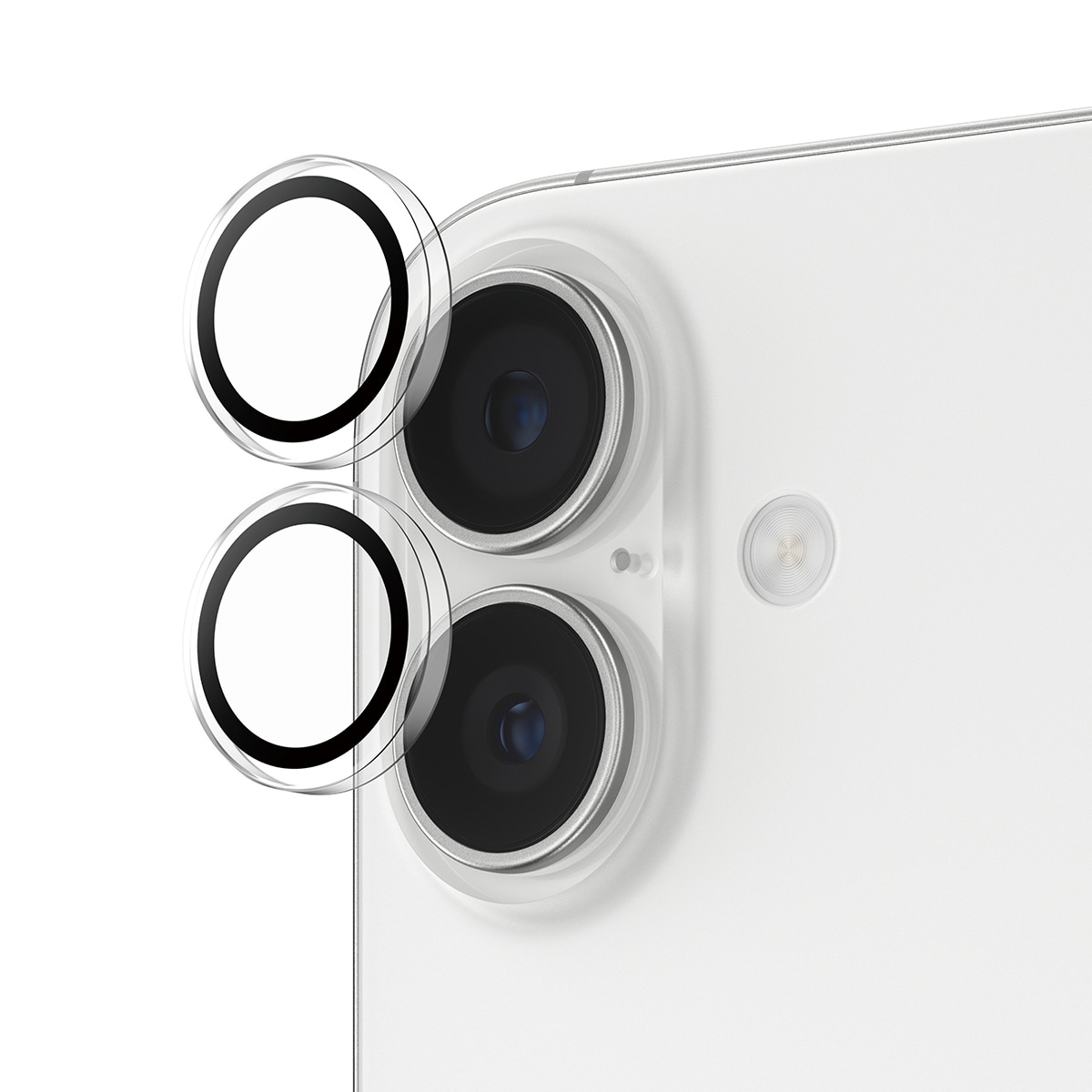 iPhone 17 Hoops linsebeskyttelse, Gjennomsiktig