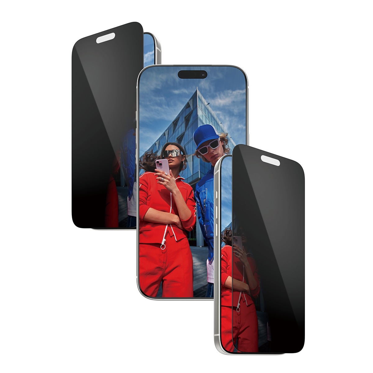iPhone 17 Pro Max Privacy skjermbeskytter med installasjonsramme - Ultra Wide Fit