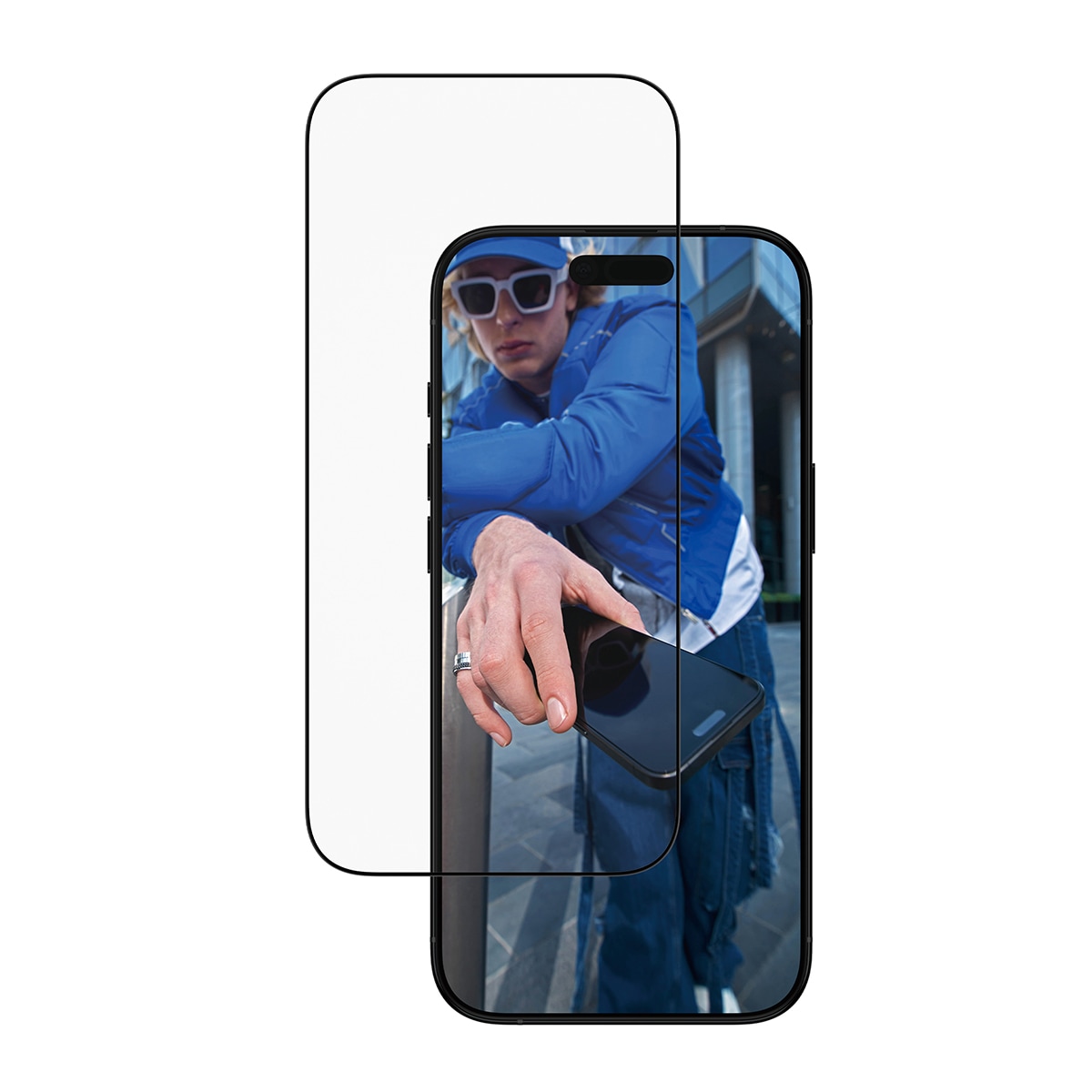 iPhone Air Skjermbeskytter med installasjonsramme - Ultra Wide Fit