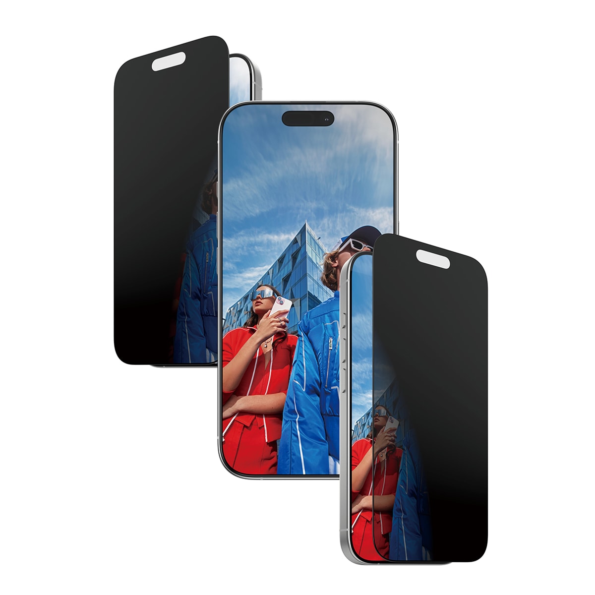 iPhone 17 Privacy skjermbeskytter med installasjonsramme - Ultra Wide Fit