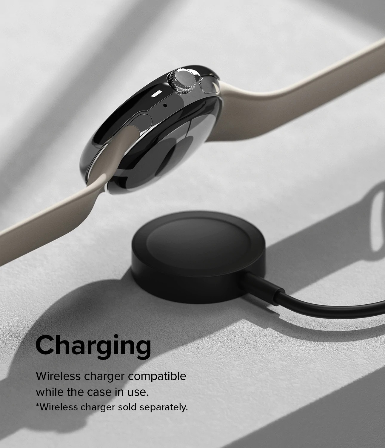 Google Pixel Watch 2 Beskyttelsesring - Bezel Styling Svart