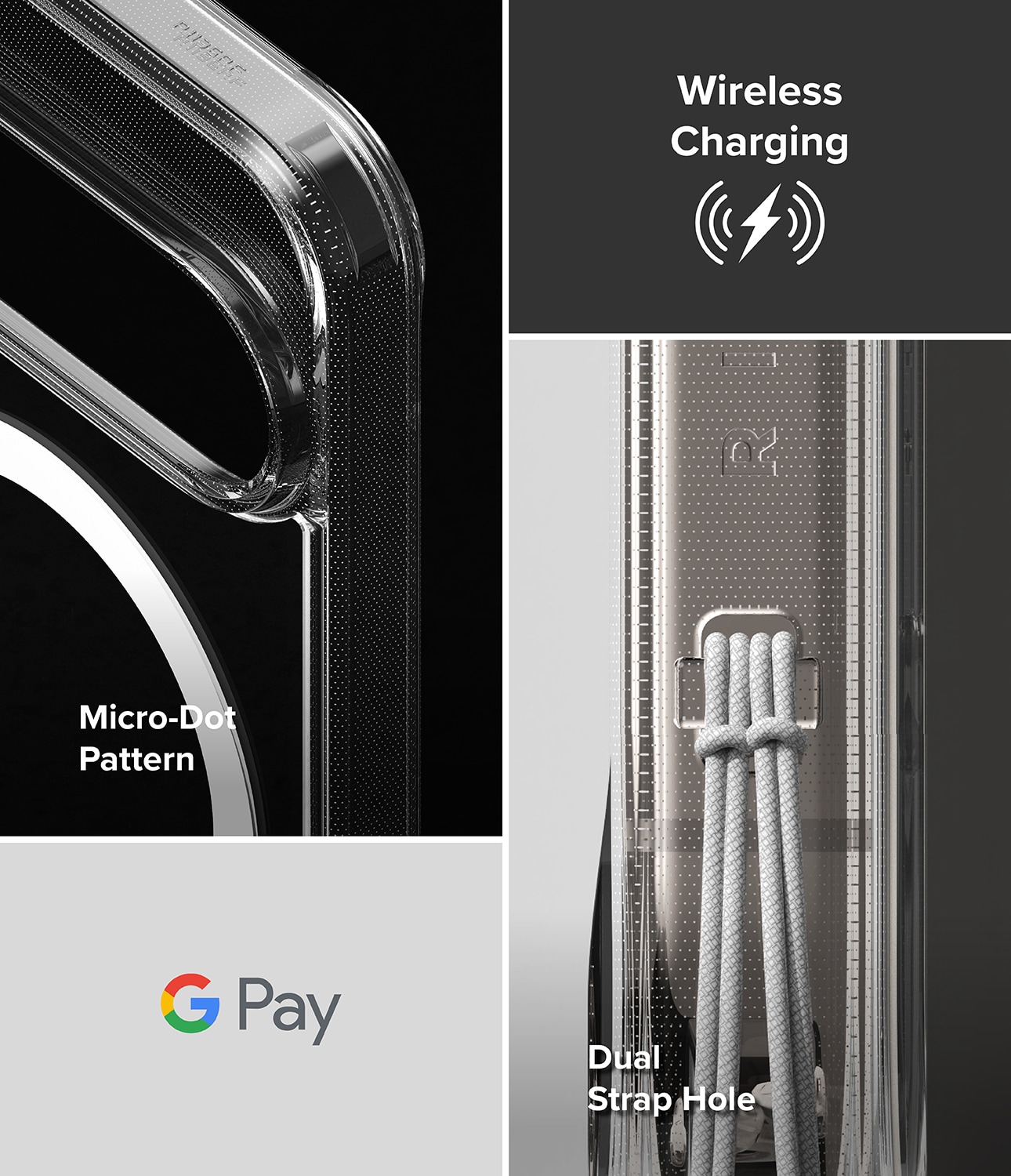 Google Pixel 10 Pro Fusion MagSafe Deksel, Gjennomsiktig