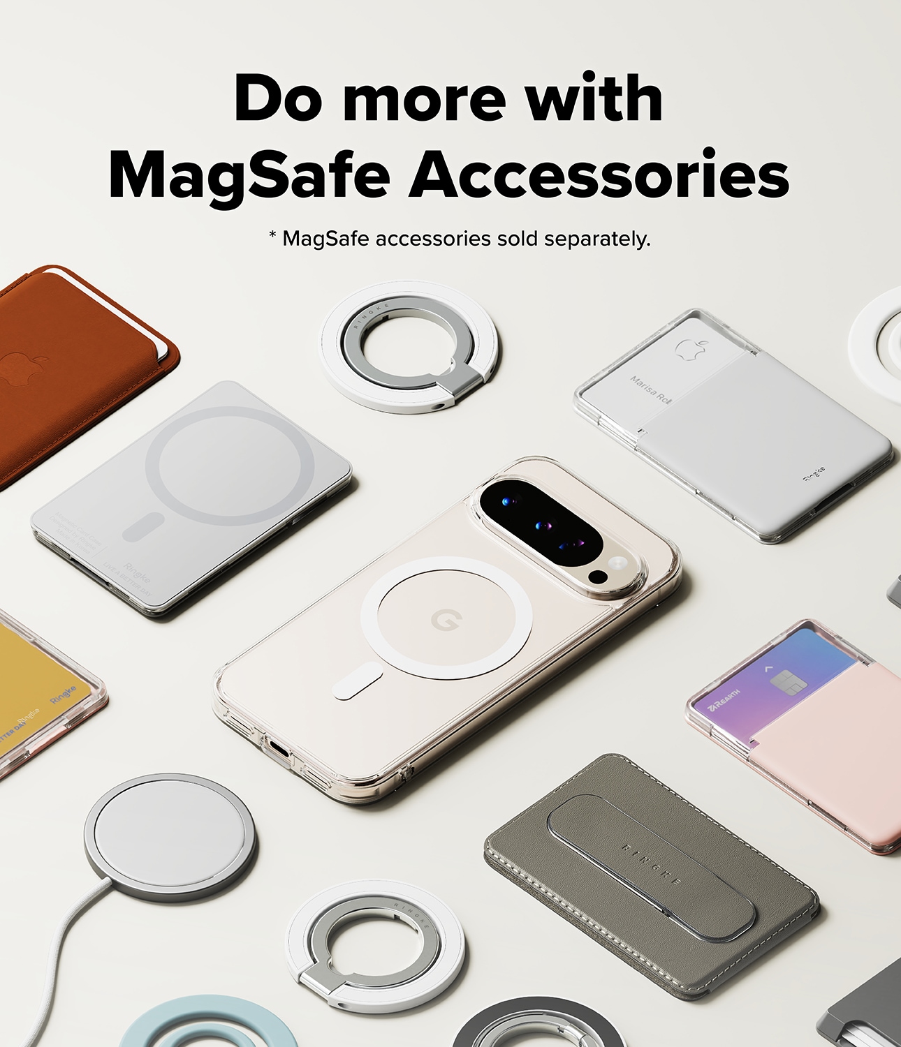 Google Pixel 10 Fusion MagSafe Deksel, Gjennomsiktig