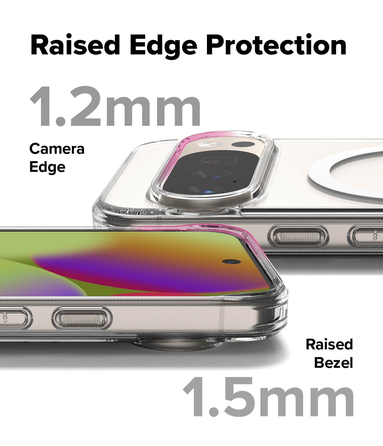 Google Pixel 10 Fusion MagSafe Deksel, Gjennomsiktig