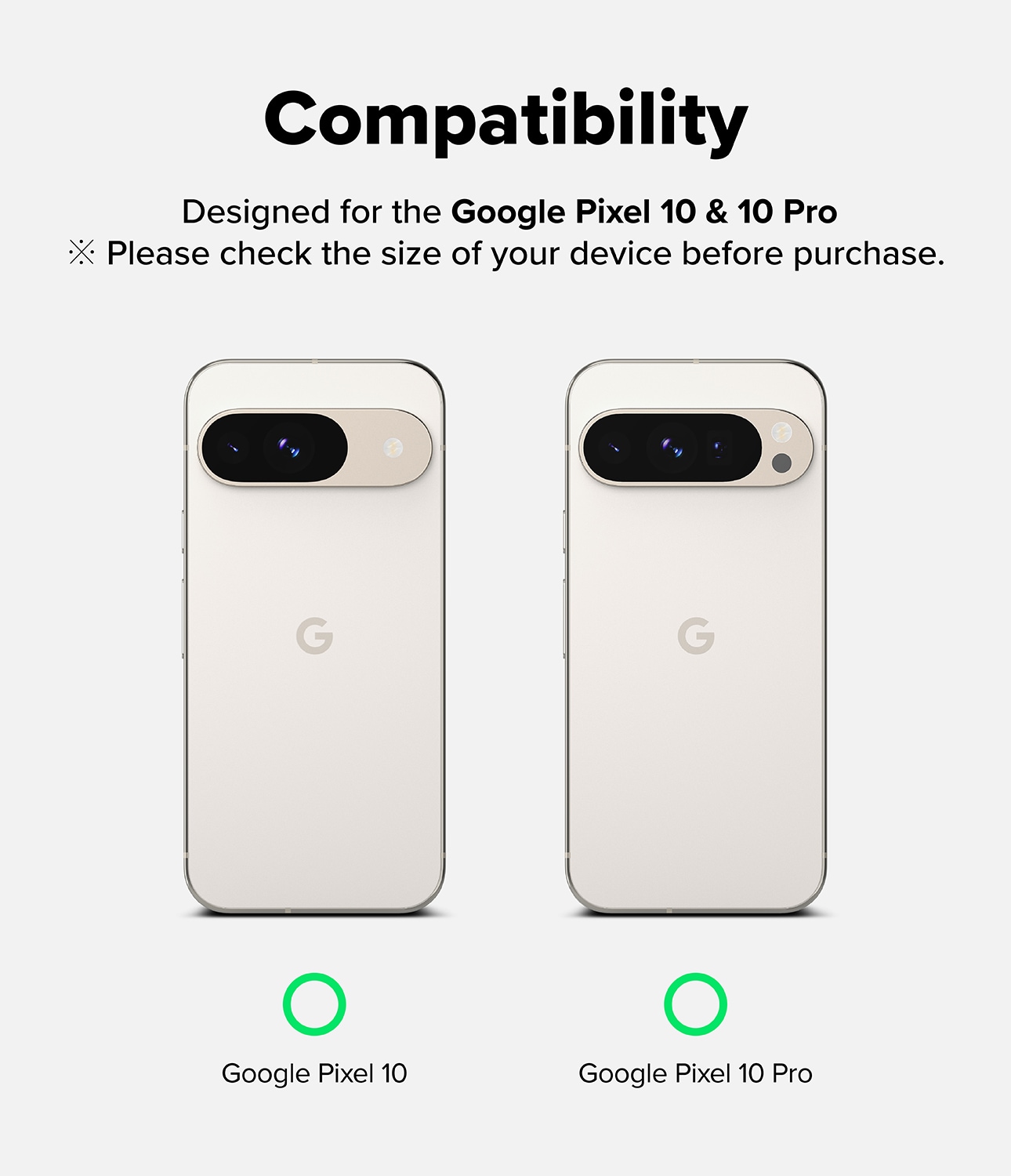 Google Pixel 10 Pro Skjermbeskytter i glass med monteringsramme (2-pack)