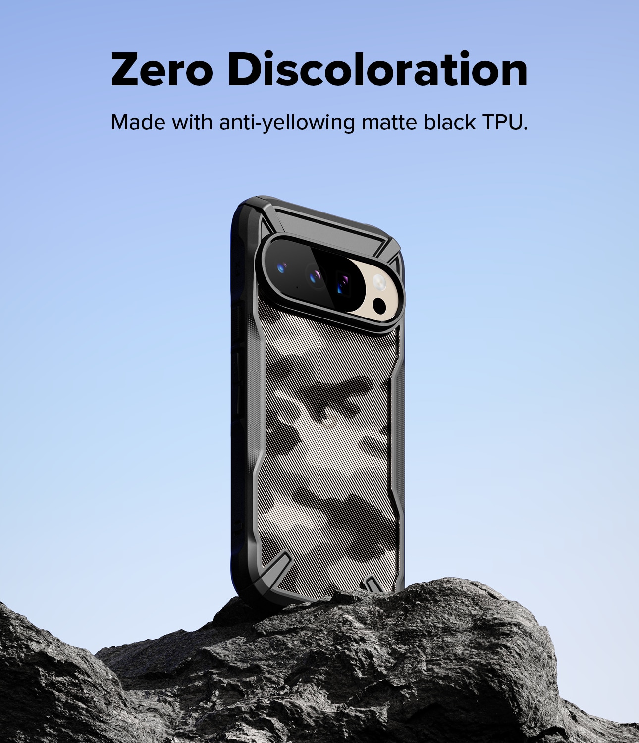 Google Pixel 10 Fusion X Deksel, Camo Black