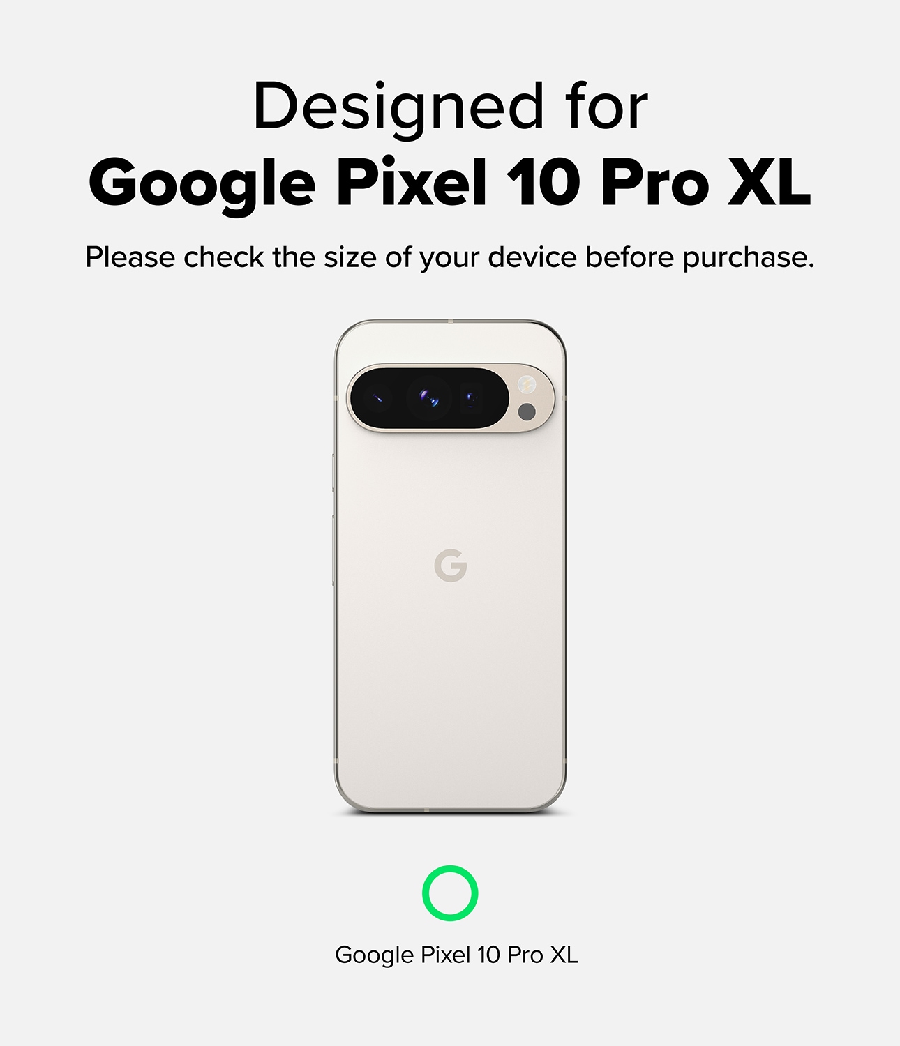 Google Pixel 10 Pro XL Fusion deksel, Clear