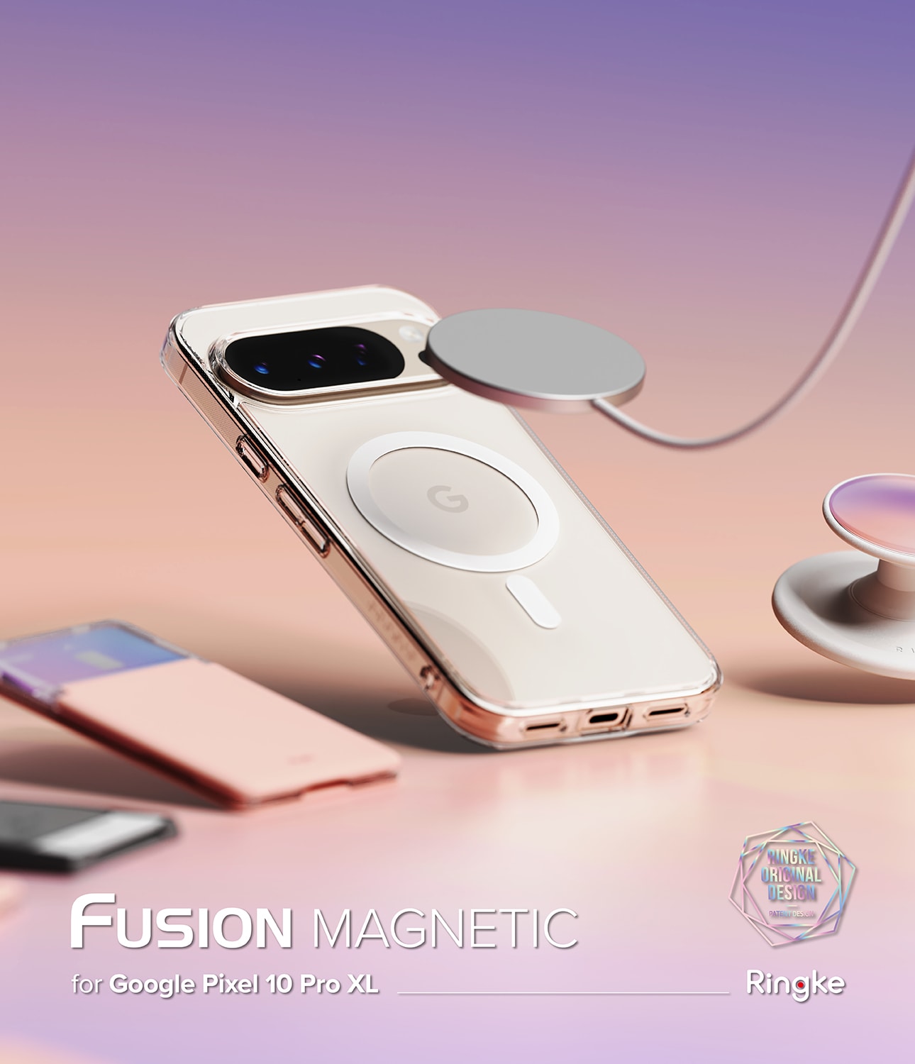 Google Pixel 10 Pro XL Fusion MagSafe Deksel, Gjennomsiktig