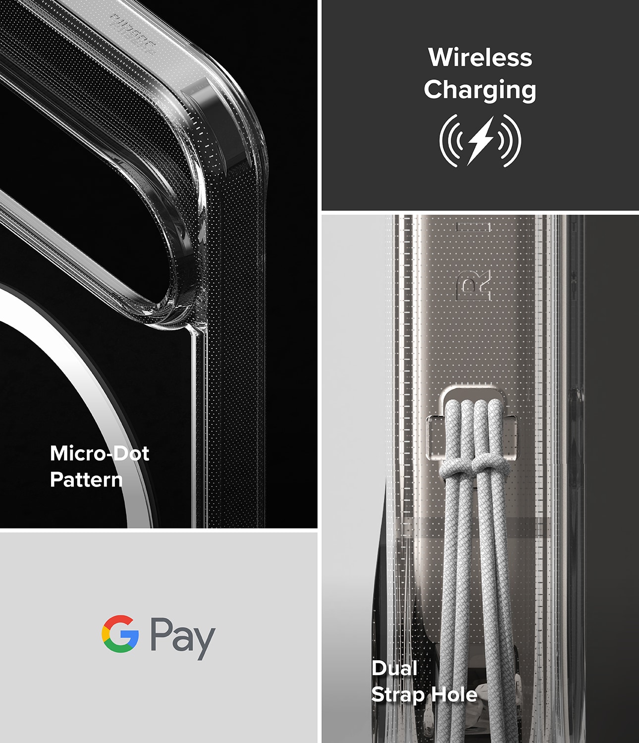 Google Pixel 10 Pro XL Fusion MagSafe Deksel, Gjennomsiktig