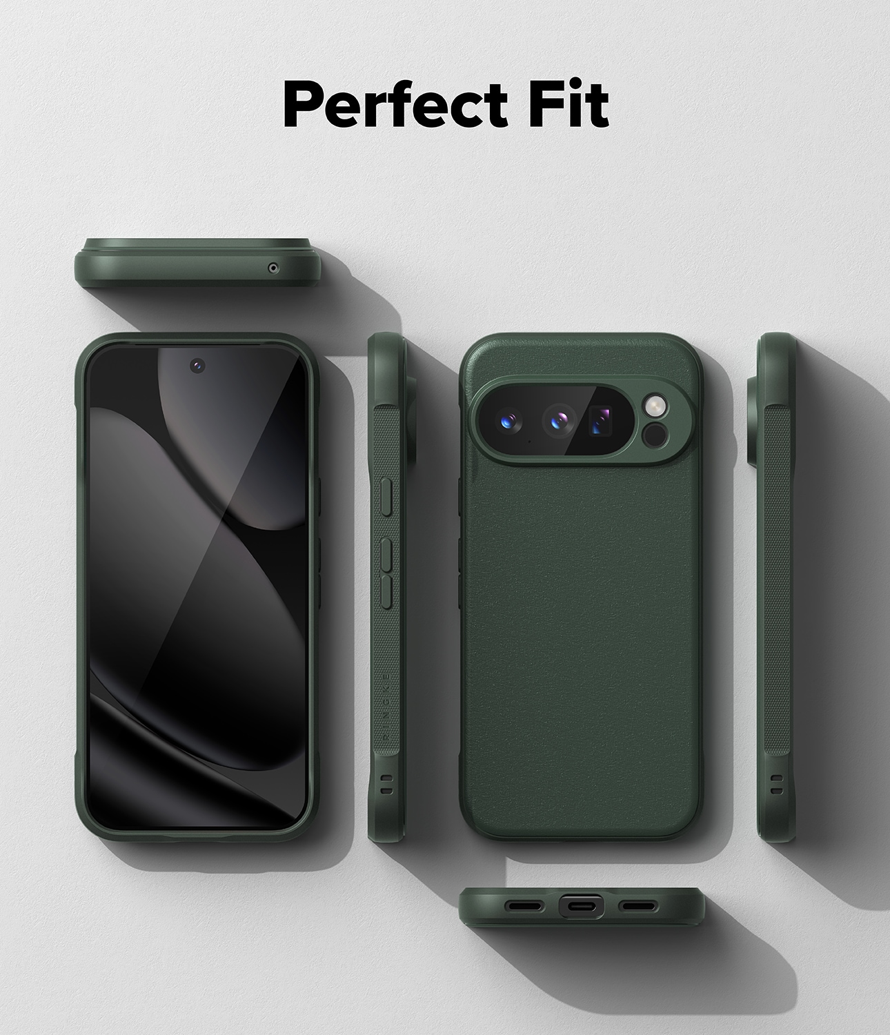 Google Pixel 10 Pro XL Onyx deksel, Dark Green