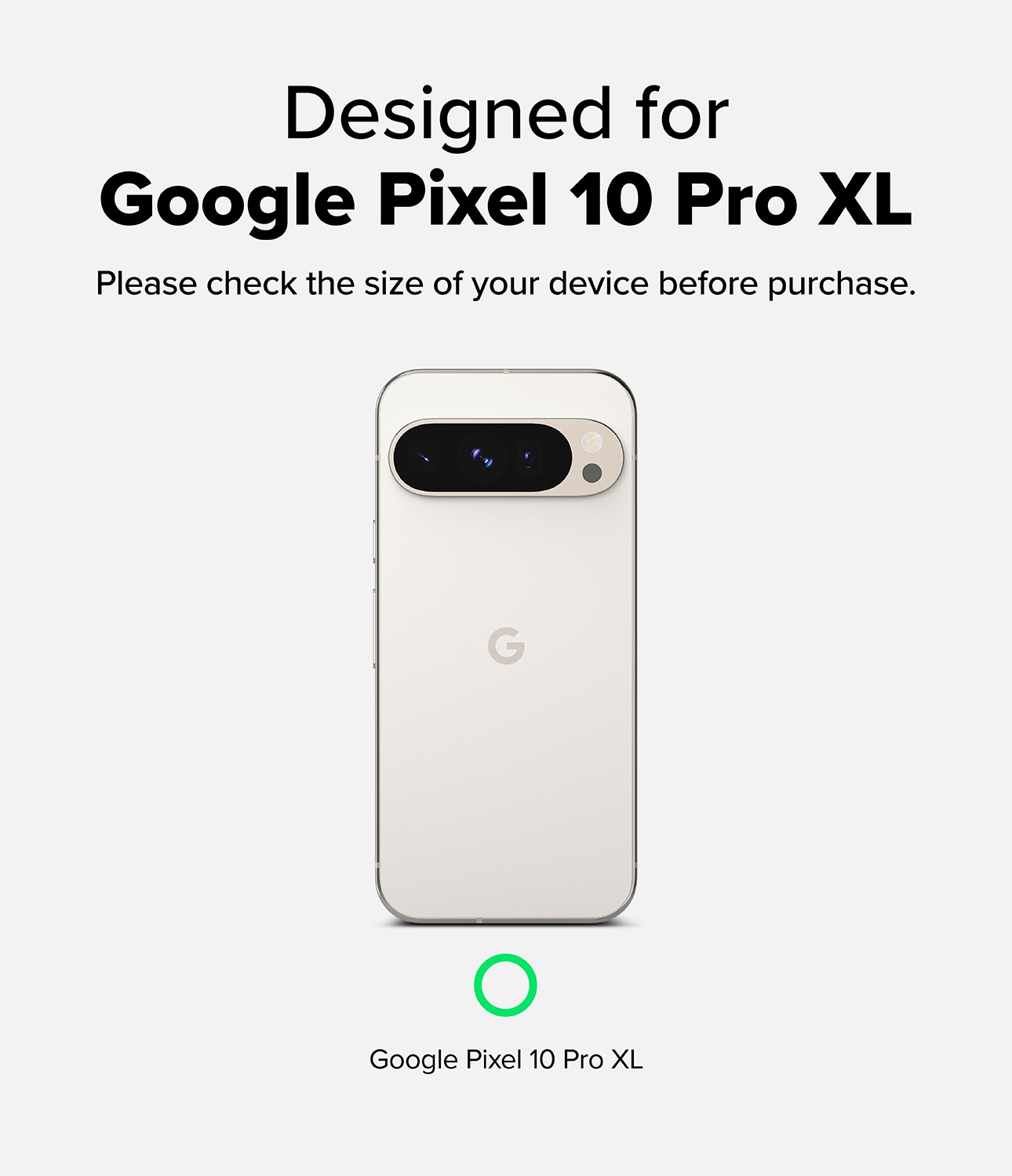 Google Pixel 10 Pro XL Onyx MagSafe Deksel, Dark Green