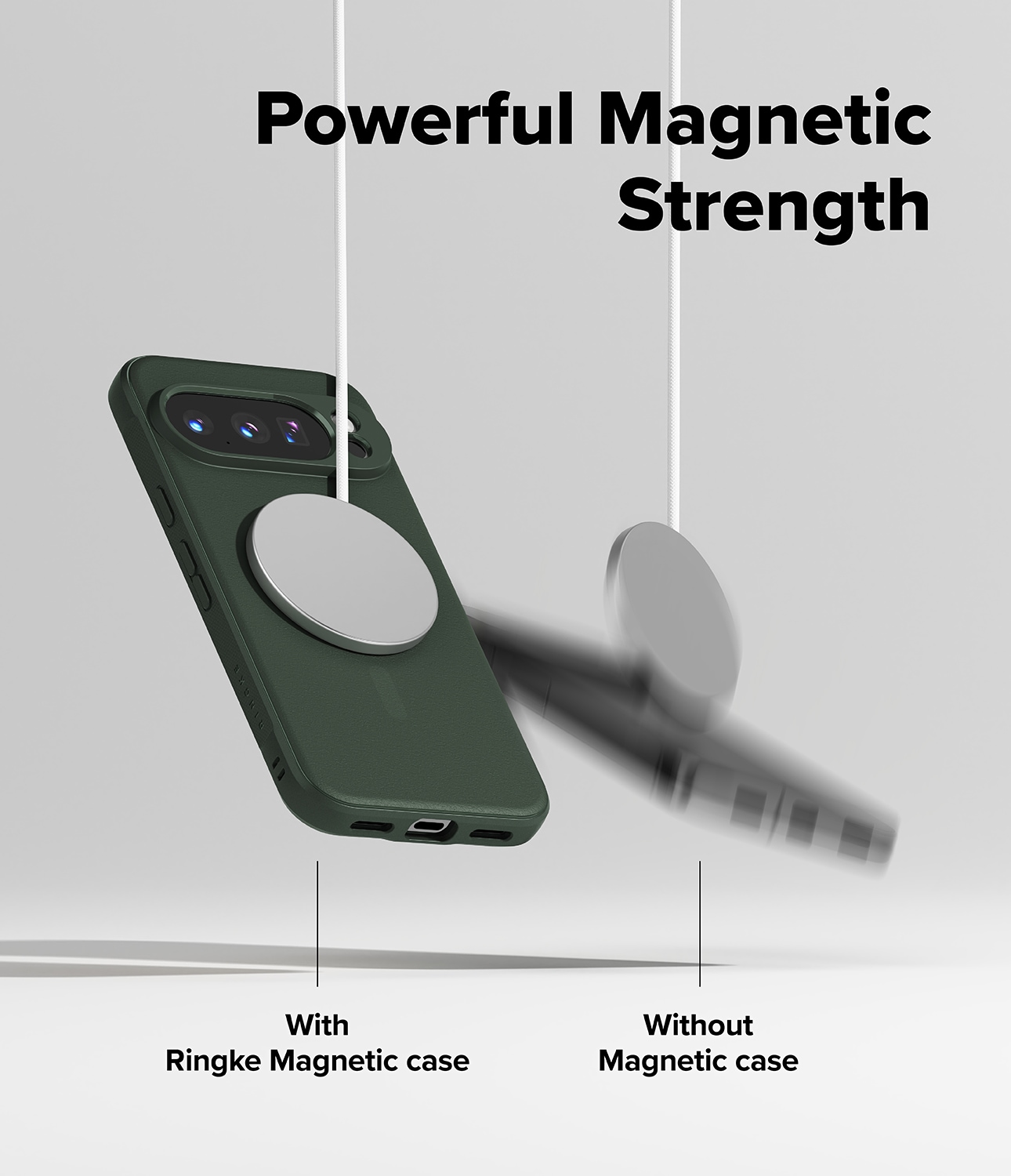 Google Pixel 10 Pro XL Onyx MagSafe Deksel, Dark Green