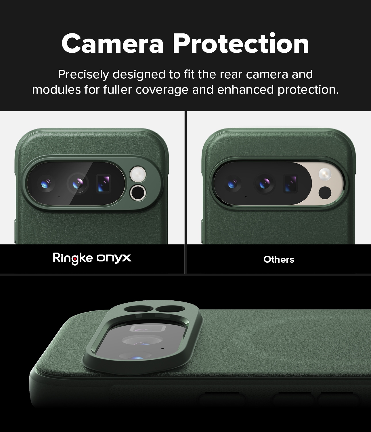 Google Pixel 10 Pro XL Onyx MagSafe Deksel, Dark Green