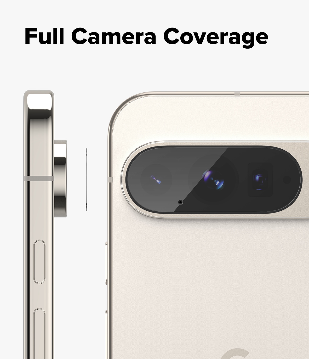 Google Pixel 10 Pro Kameralinsebeskyttelse i glass (2-pack)