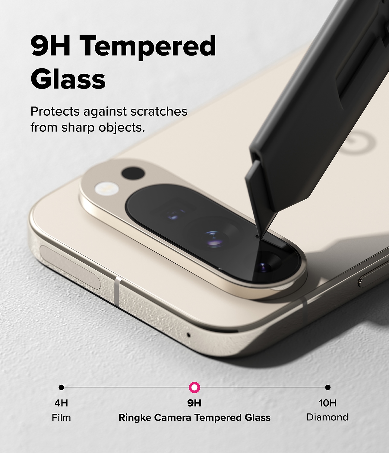 Google Pixel 10 Pro Kameralinsebeskyttelse i glass (2-pack)