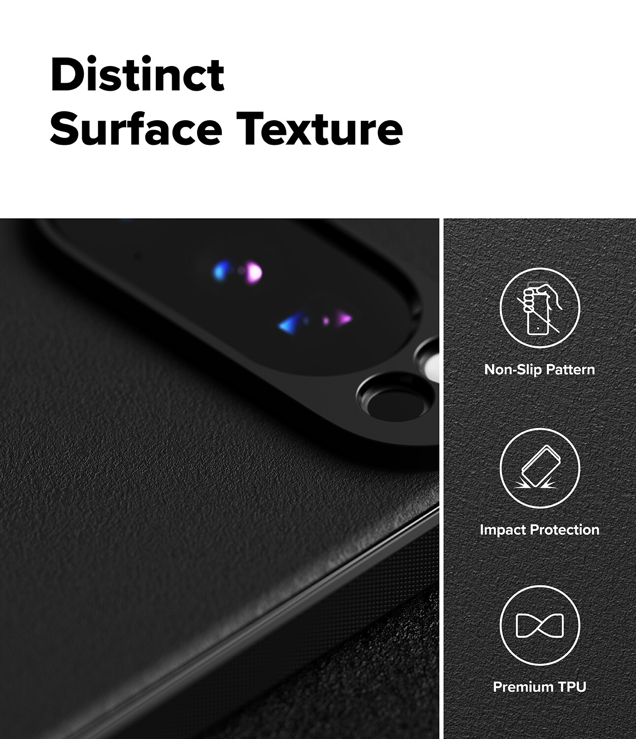 Google Pixel 10 Pro Onyx deksel, Black