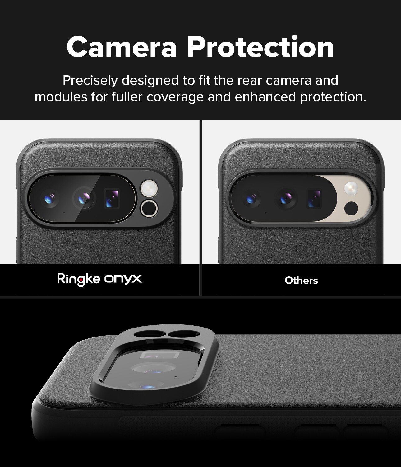 Google Pixel 10 Pro Onyx deksel, Black