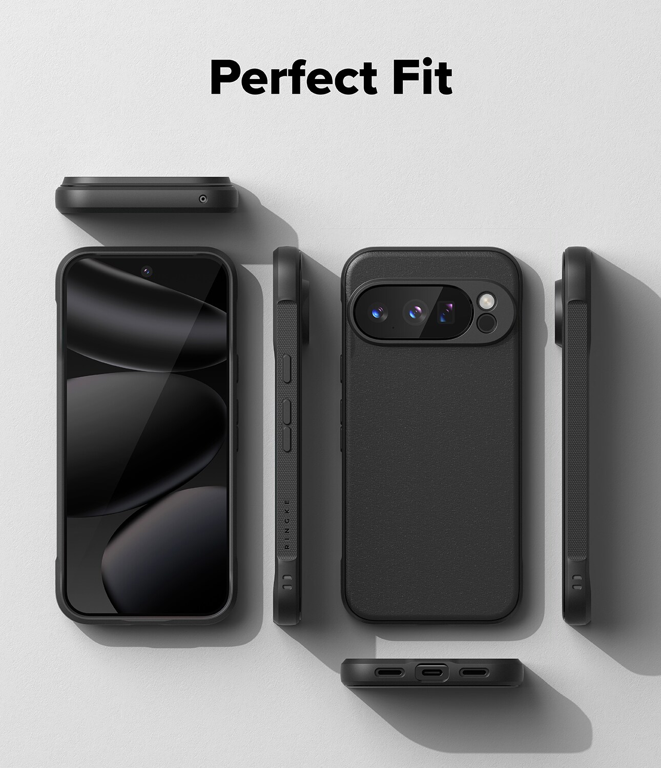 Google Pixel 10 Pro Onyx deksel, Black