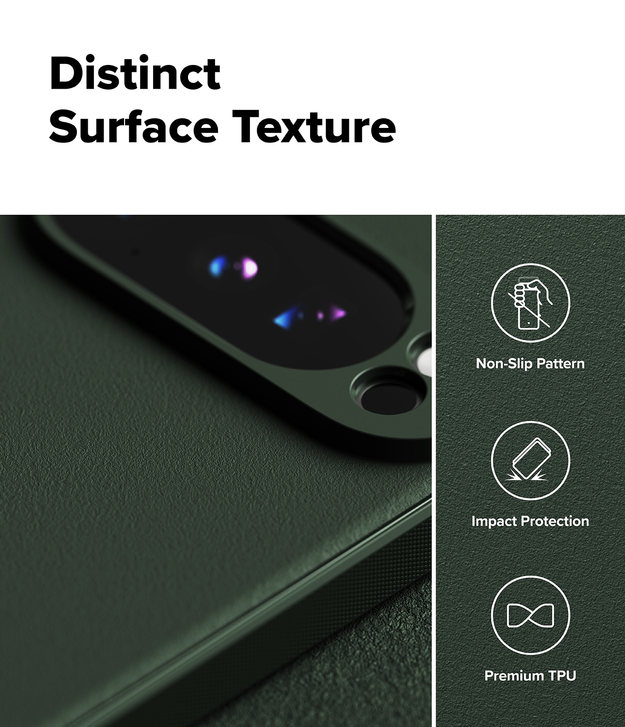 Google Pixel 10 Pro Onyx deksel, Dark Green