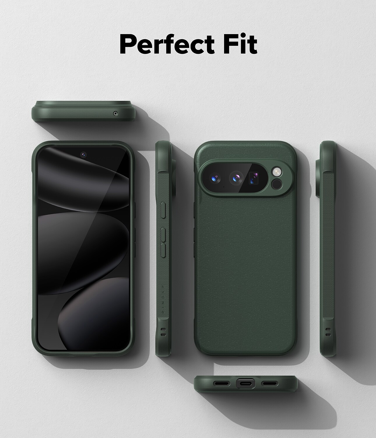 Google Pixel 10 Pro Onyx deksel, Dark Green