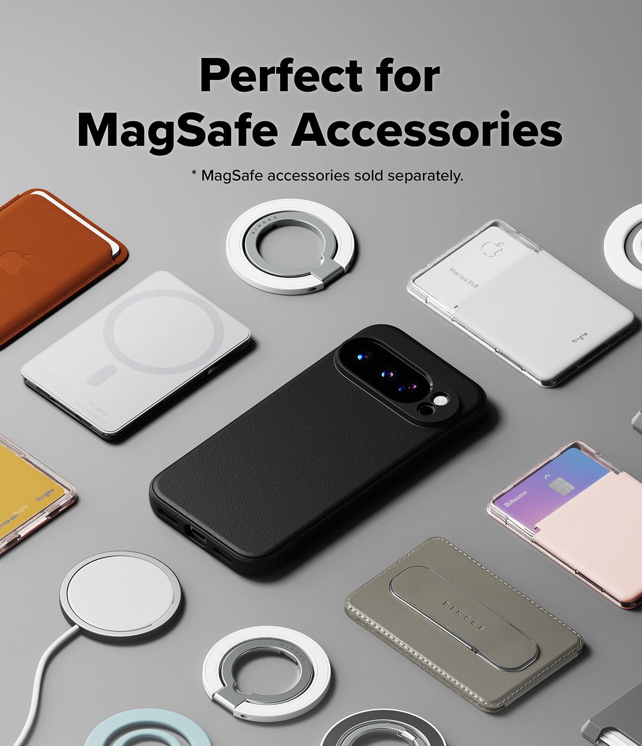 Google Pixel 10 Pro Onyx MagSafe Deksel, Black