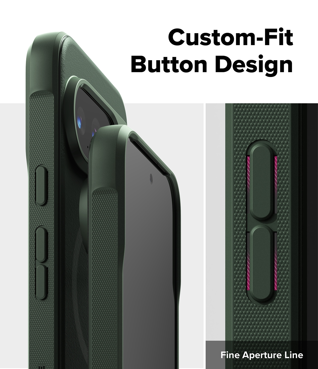 Google Pixel 10 Pro Onyx MagSafe Deksel, Dark Green