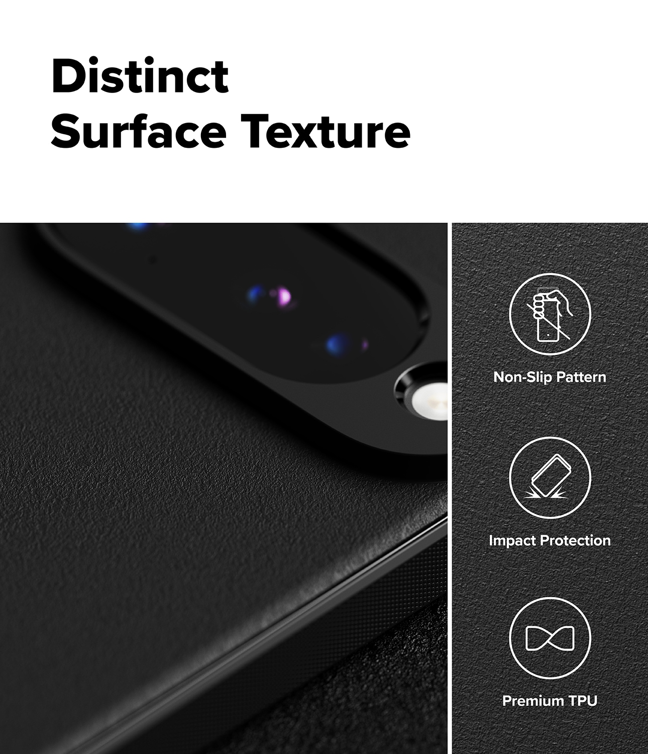 Google Pixel 10 Onyx deksel, Black