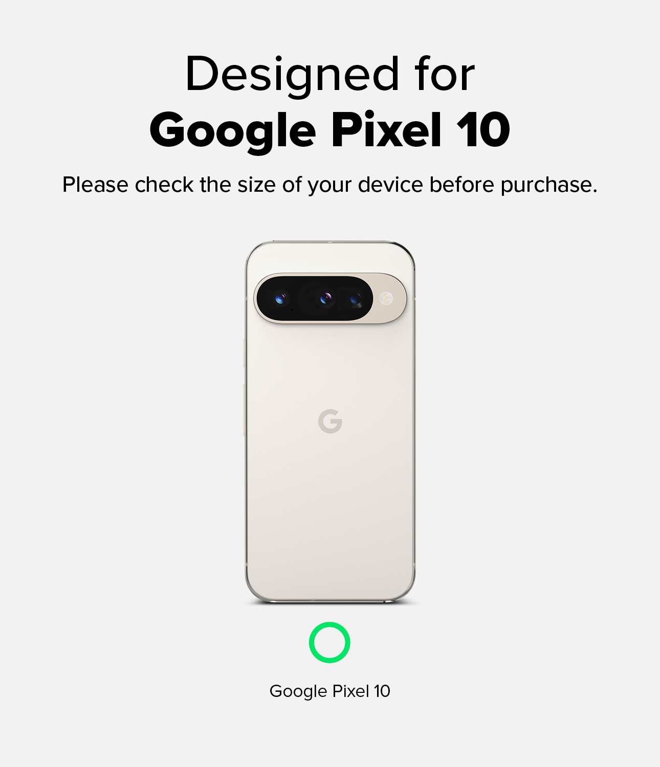 Google Pixel 10 Onyx deksel, Dark Green