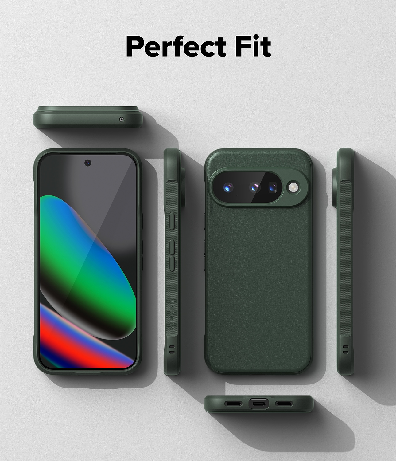 Google Pixel 10 Onyx deksel, Dark Green