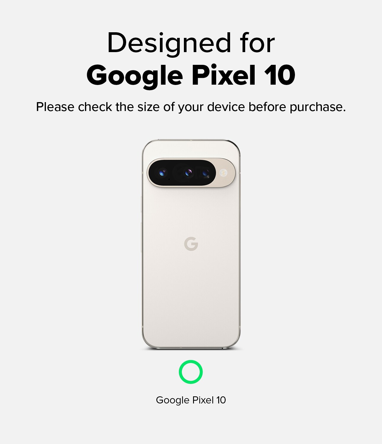 Google Pixel 10 Onyx MagSafe Deksel, Black
