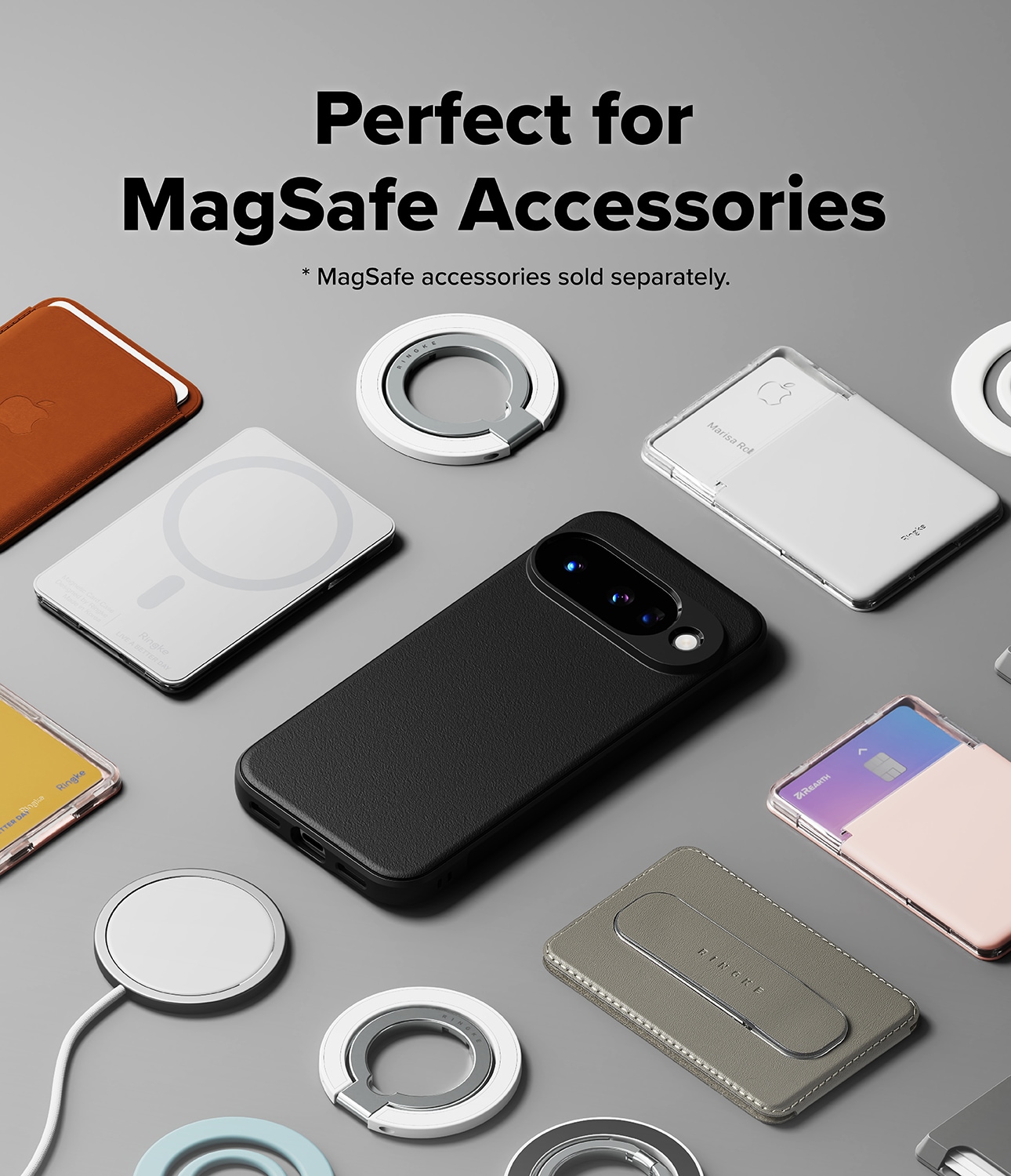 Google Pixel 10 Onyx MagSafe Deksel, Black