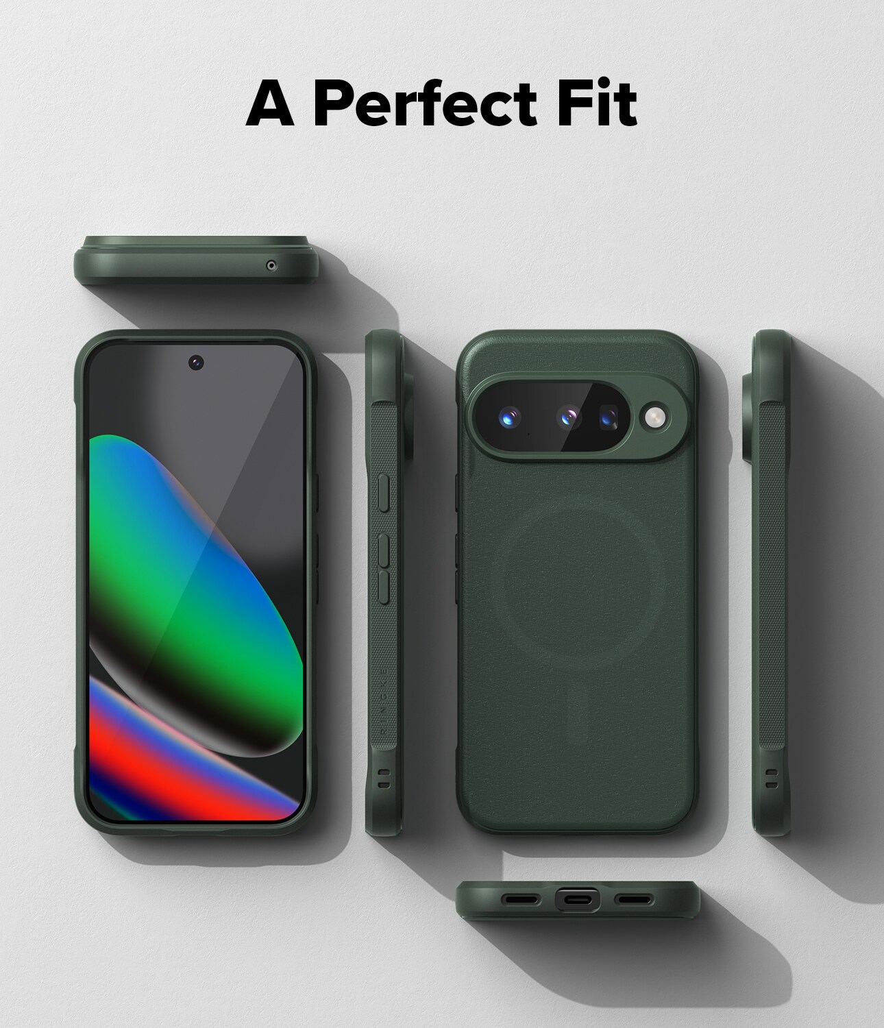 Google Pixel 10 Onyx MagSafe Deksel, Dark Green