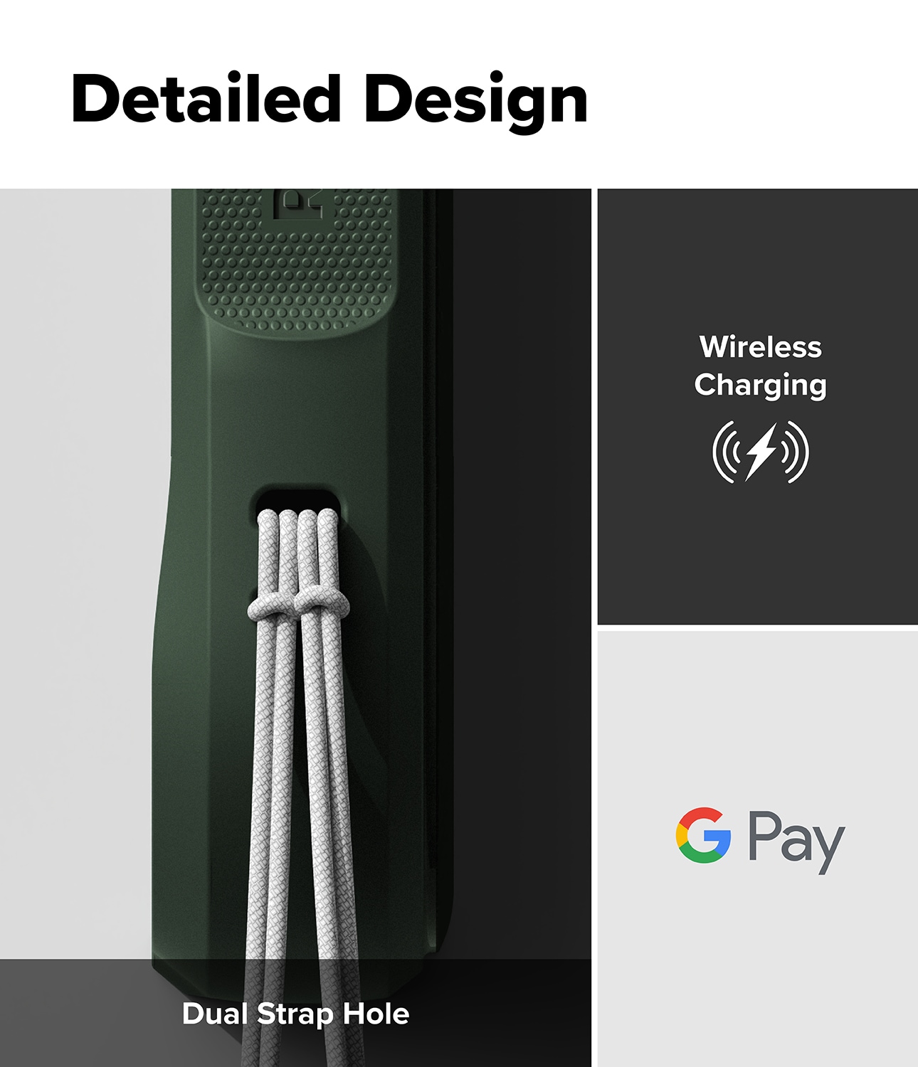 Google Pixel 10 Onyx MagSafe Deksel, Dark Green