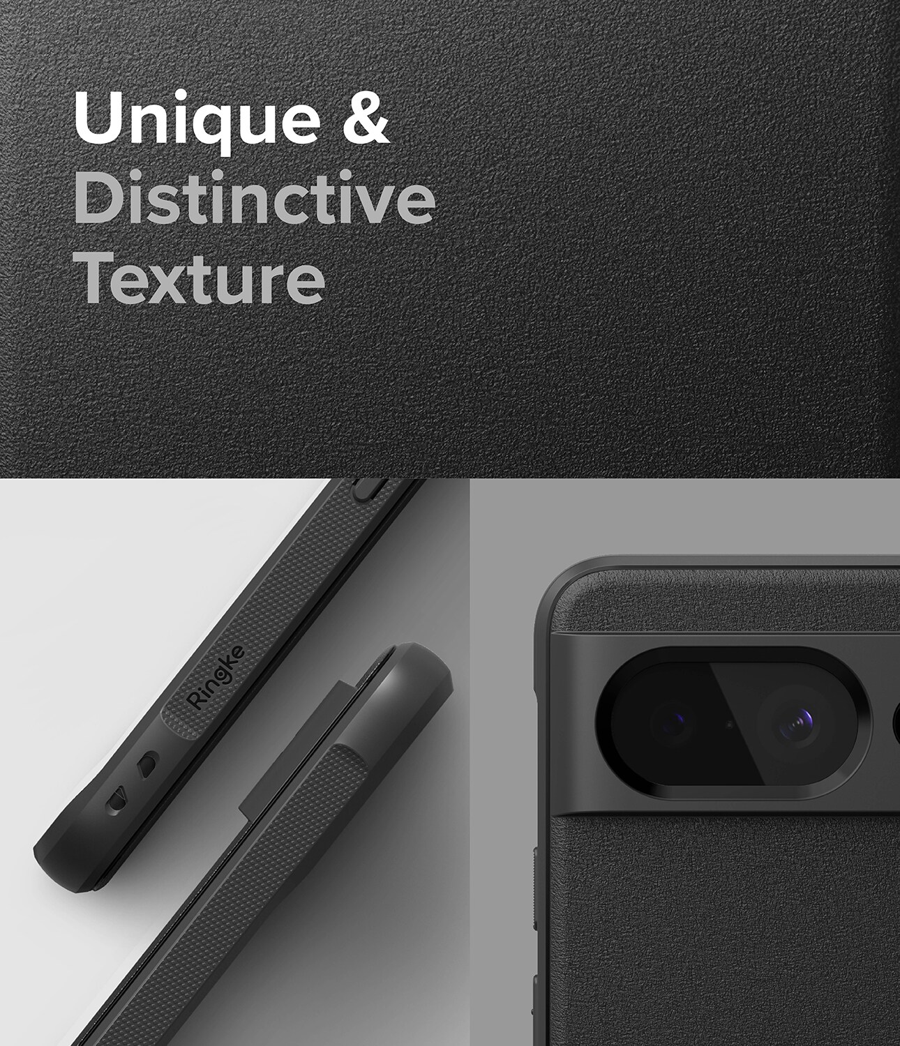 Google Pixel 8 Onyx deksel, Black