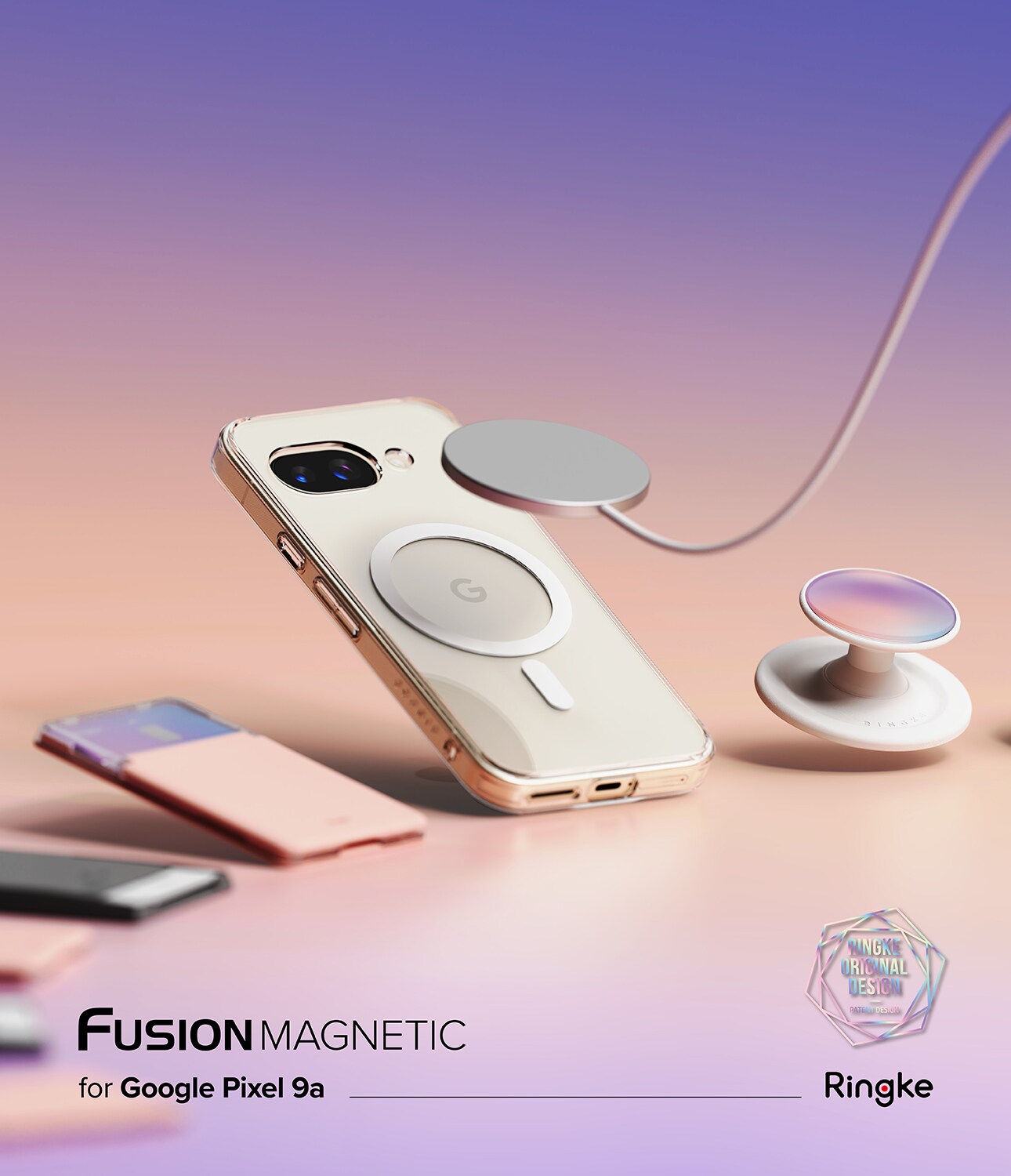 Google Pixel 9a Fusion MagSafe Deksel, Gjennomsiktig