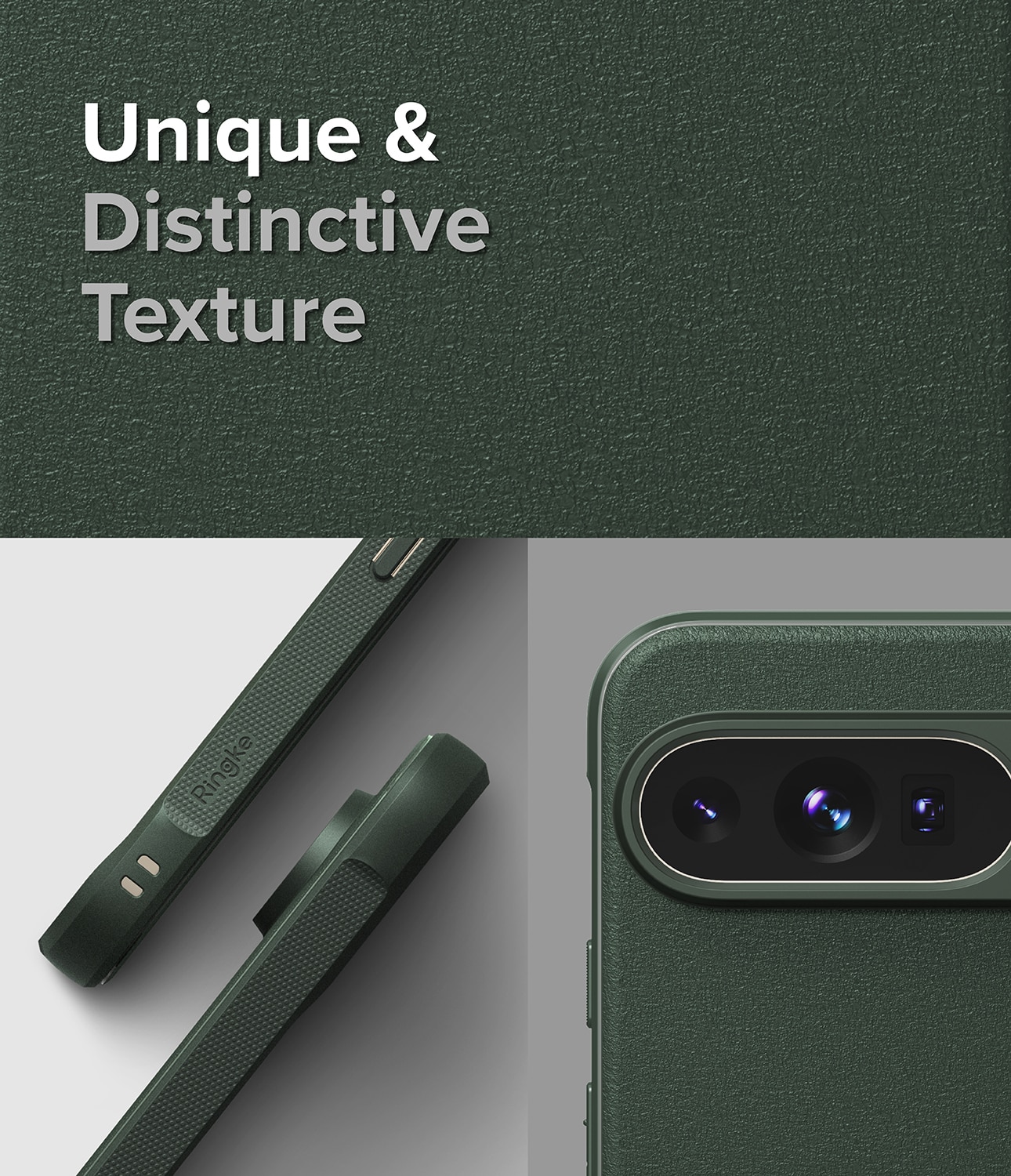 Google Pixel 9 Pro XL Onyx deksel, Dark Green