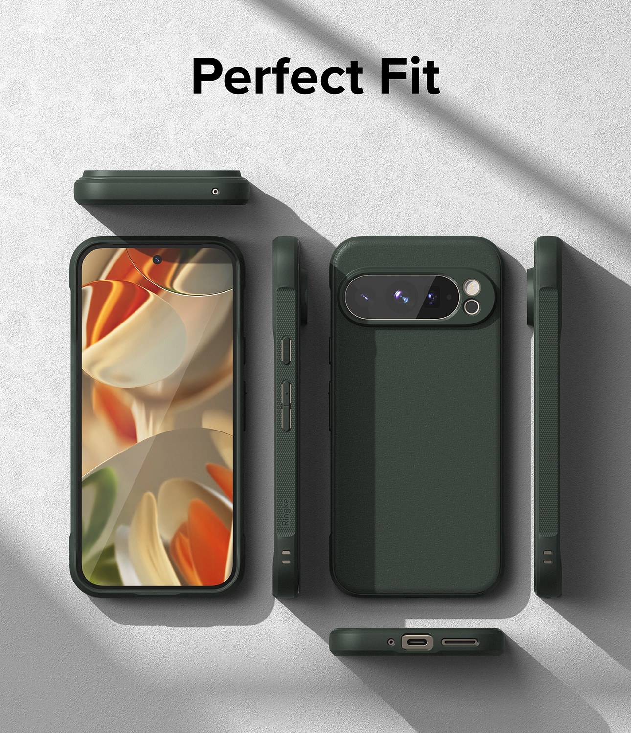 Google Pixel 9 Pro XL Onyx deksel, Dark Green